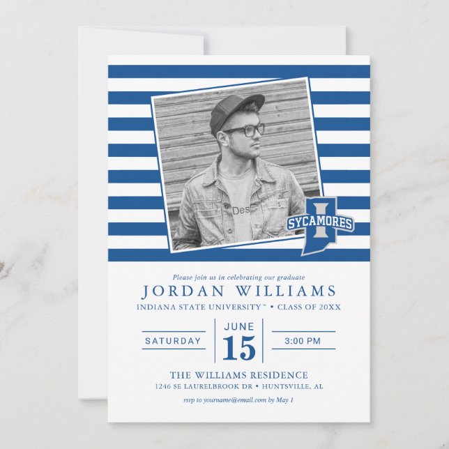 Indiana State University Graduation Announcement (Front)