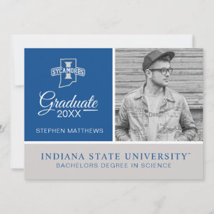 Indiana State University Graduation Invitation