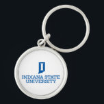 Indiana State University Keychain<br><div class="desc">Step up your everyday style and show the world your undeniable school pride with this official Indiana State University branding! Whether you are a dedicated Sycamore student working hard in your classes, a proud alumni representing your collegiate roots, or a passionate fan cheering for the community, this authentic mark is...</div>