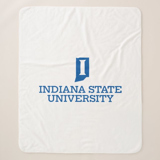 Indiana State University Sherpa Blanket (Front)