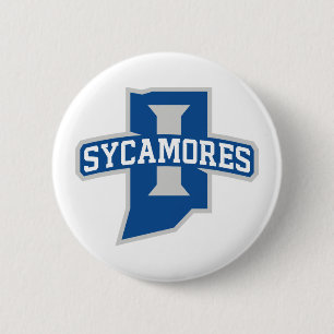 Indiana State University Sycamores 2 Inch Round Button