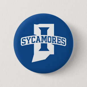 Indiana State University Sycamores 2 Inch Round Button