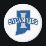 Indiana State University Sycamores Magnet<br><div class="desc">Step up your game day swagger and show the world your undeniable school pride with this official Indiana State University branding! Whether you are a dedicated student dominating your classes, a proud alumni representing your Terre Haute roots, or a die-hard fan cheering on the Sycamores from the stands, this authentic...</div>