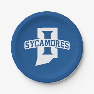 Indiana State University Sycamores Paper Plate