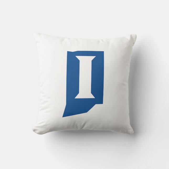 Indiana State University Throw Pillow (Front)