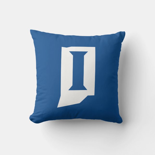 Indiana State University Throw Pillow (Front)