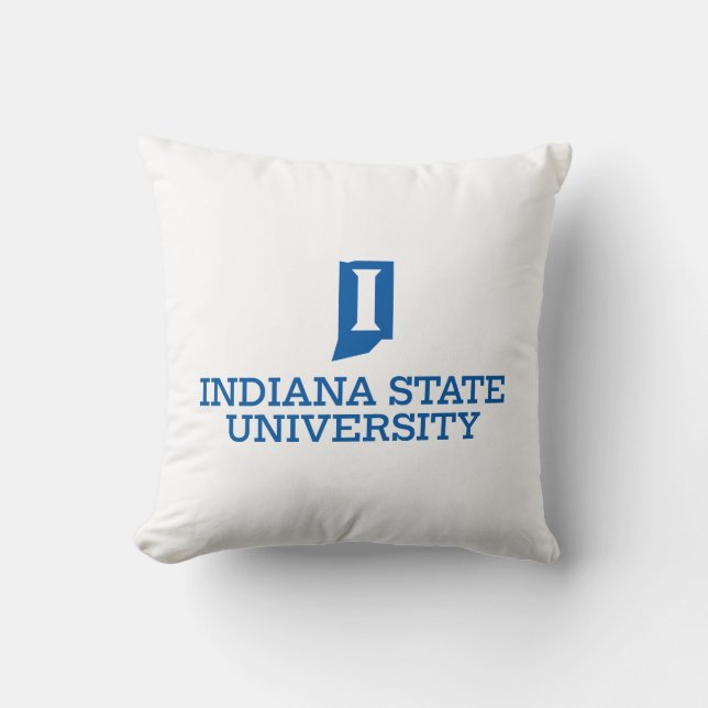 Indiana State University Throw Pillow (Front)