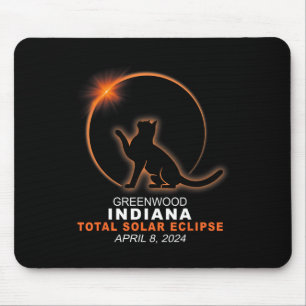 Indiana Total Solar Eclipse 2024 1  Mouse Pad