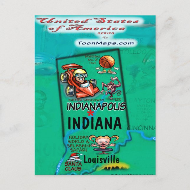 Indiana USA Card (Front)