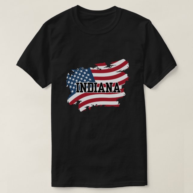 Indiana USA T-Shirt (Design Front)