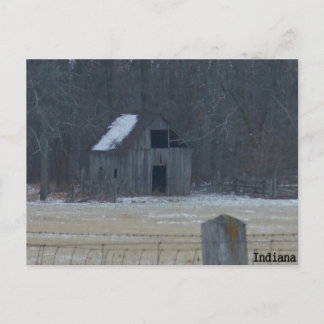 Indiana Winter Postcard