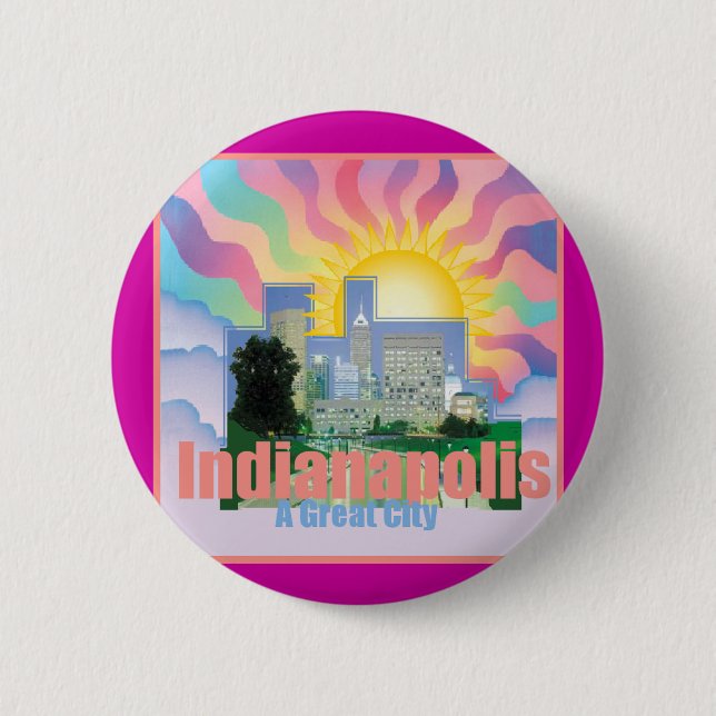 INDIANAPOLIS Button (Front)
