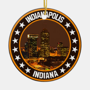 Indianapolis                                       ceramic ornament