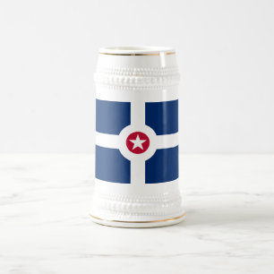 Indianapolis Flag Beer Stein