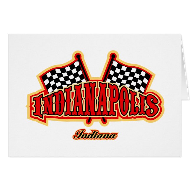 Indianapolis Flagged (Front Horizontal)