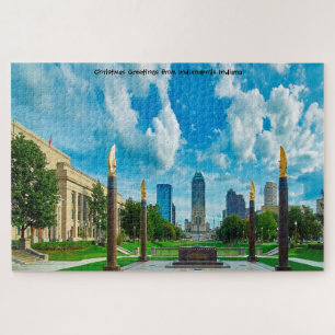 Indianapolis Indiana. Jigsaw Puzzle