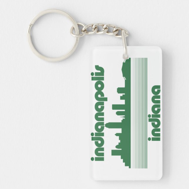Indianapolis Indiana Keychain (Front)