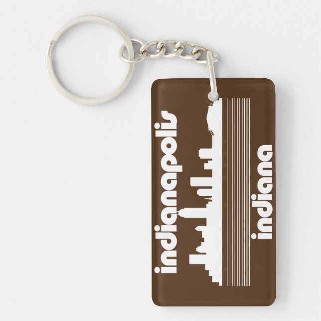 Indianapolis Indiana Keychain (Front)