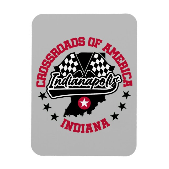 Indianapolis,Indiana Magnet (Vertical)