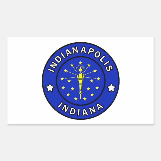 Indianapolis Indiana Sticker (Front)
