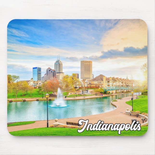 Indianapolis, Indiana, United States Mouse Pad (Front)