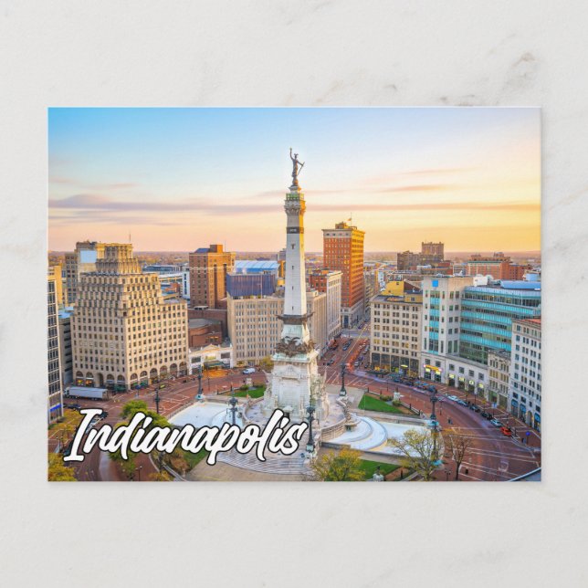 Indianapolis, Indiana, USA Postcard (Front)