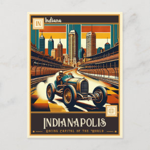 Indianapolis, Indiana    Vintage Postcard