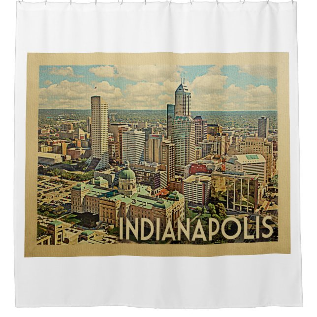 Indianapolis Indiana Vintage Travel (Front)