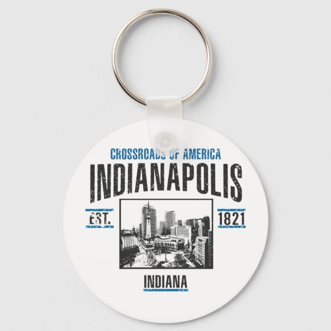 Indianapolis Keychain (Front)