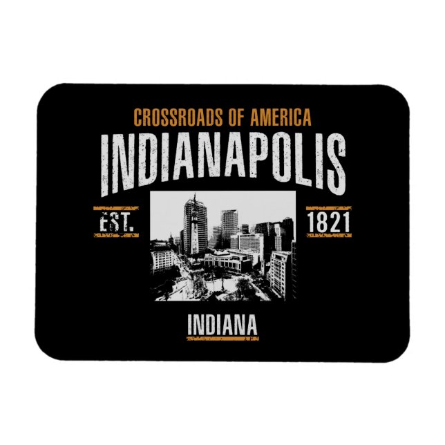 Indianapolis Magnet (Horizontal)