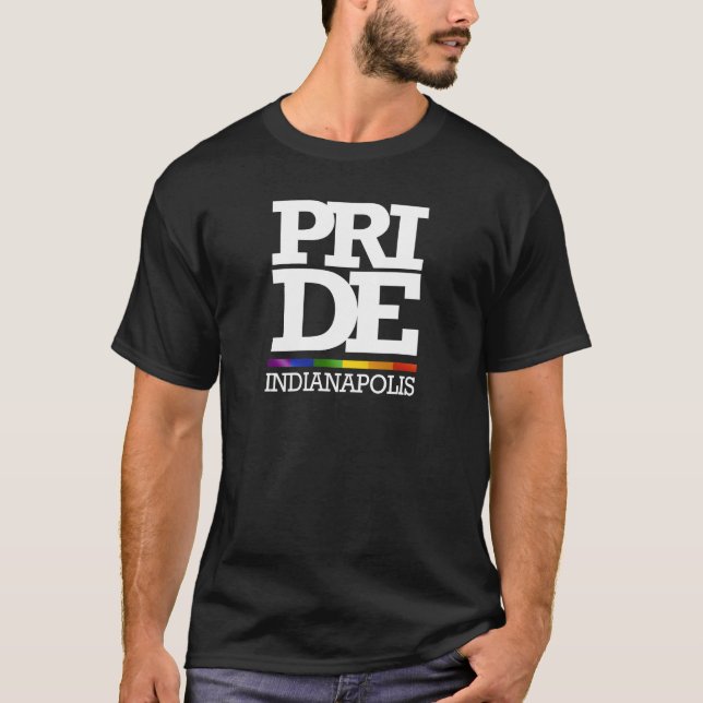 INDIANAPOLIS PRIDE -- .png T-Shirt (Front)