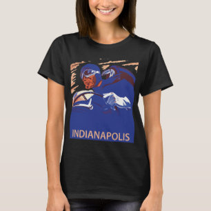 Indianapolis Race Car Speed Red Travel T-Shirt