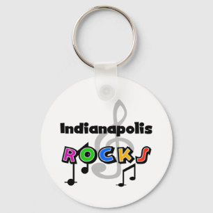 Indianapolis Rocks Keychain