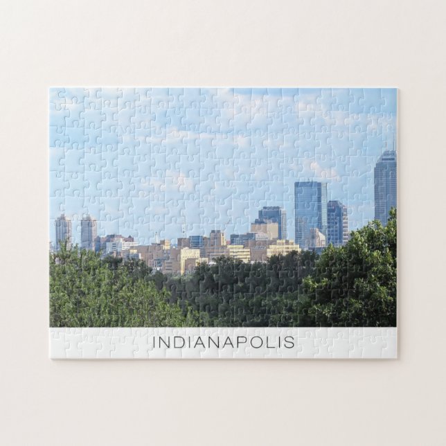 Indianapolis Skyline Jigsaw Puzzle (Horizontal)
