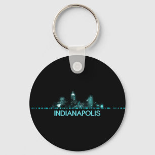 Indianapolis Skyline Keychain