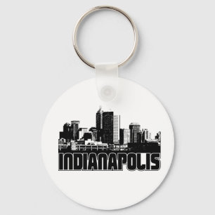 Indianapolis Skyline Keychain