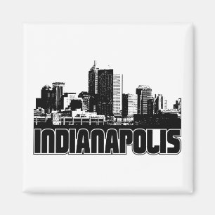 Indianapolis Skyline Magnet