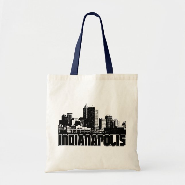 Indianapolis Skyline Tote Bag (Front)