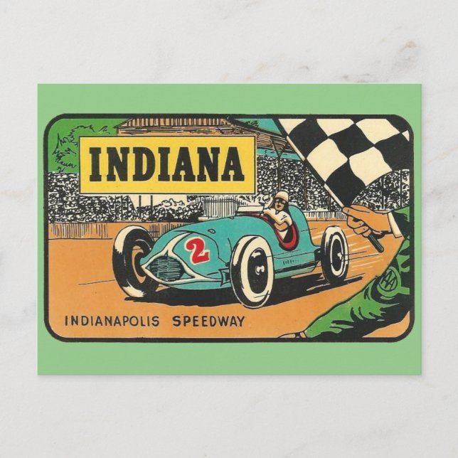 Indianapolis Speedway, Indiana - Carte postale (Devant)