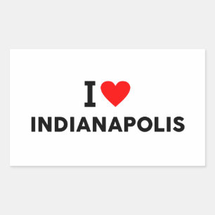 Indianapolis United States america USA love city n Sticker