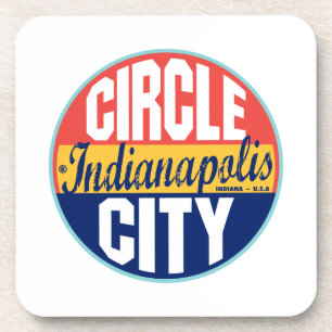 Indianapolis Vintage Label Coaster