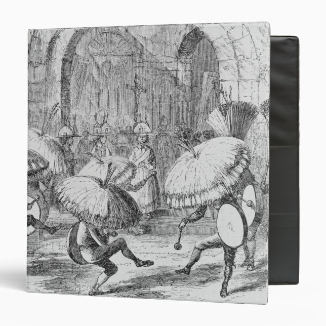 Indians Celebrating the Chuno or Potato Binder (Front/Inside)