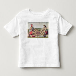 Indians eating a meal toddler t-shirt