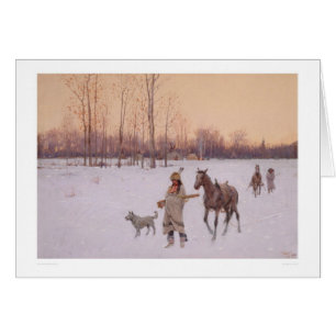 Indians in the Snow (0565A)
