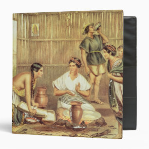 Indians Preparing Tortillas Binder