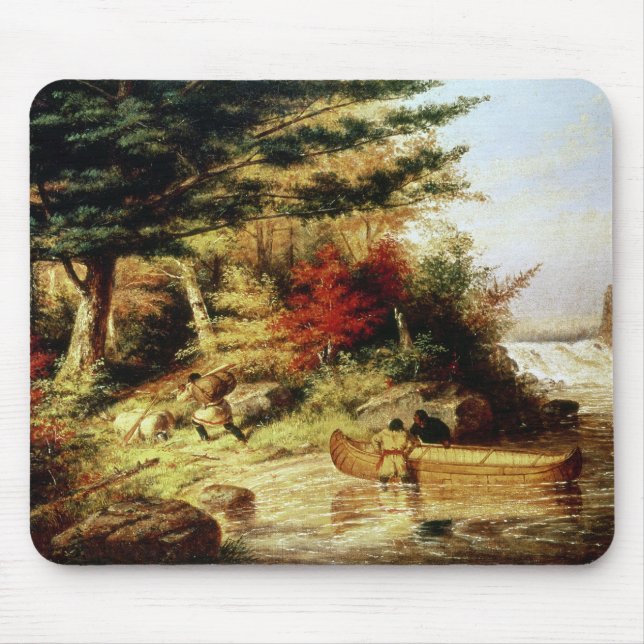 Indians transport furs through Canadian Mouse Pad (Front)