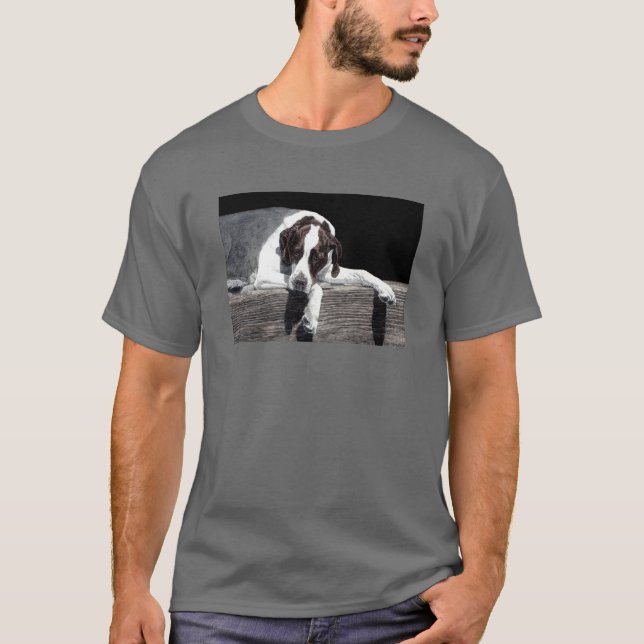 Indicateur anglais - T-shirt foncé - "Sophie " (Devant)
