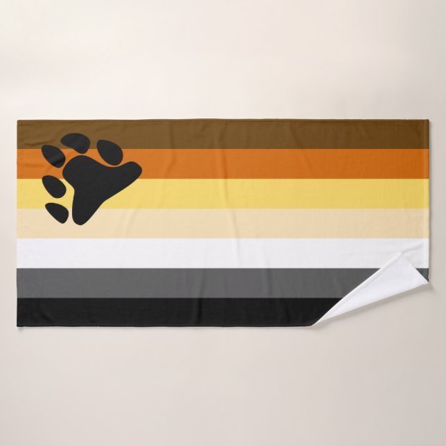 Indicateur de la fierté de l'ours (Serviette de bain)
