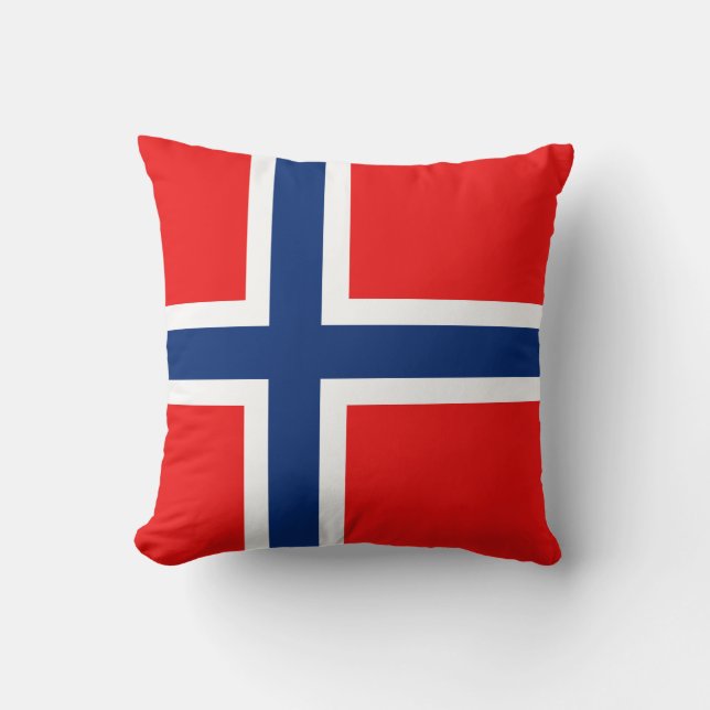Indicateur norvégien x Coussin du drapeau (Recto)