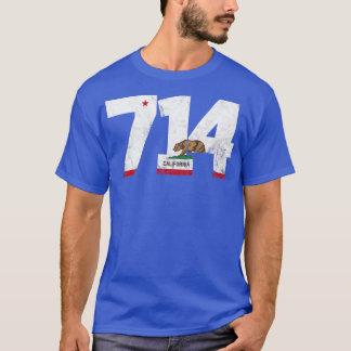 Indicatif régional 714 Anaheim California TShirt 4